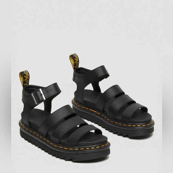 Dr. Martens Shoes - Dr. Martens Blaire Hydro Smooth PU Leather Strap Sandals